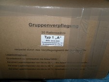 Karton gruppenverpflegung typ gebraucht kaufen  Geldersheim