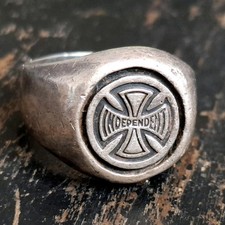 Usado, Anel de prata Independent Truck Company.  Feito por Versani.  Raro. Colecionável.   comprar usado  Enviando para Brazil