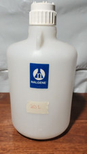 Cochecito de polipropileno autoclavable Nalgene 5,5G/20L con asas, tapa y caño EE. UU. segunda mano  Embacar hacia Mexico