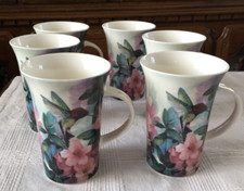 Usado, Caneca de café vintage beija-flor conjunto de 6 CAROLYN SHORES WRIGHT Burton+Burton comprar usado  Enviando para Brazil