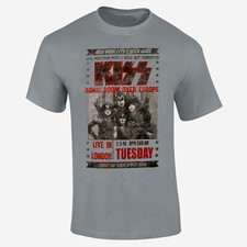 Camisa oficial KISS CD LGO ESGOTADA SONIC BOOM Londres LRG nova arma do amor vestida comprar usado  Enviando para Brazil