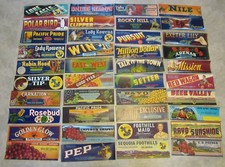 Lote de 40 Antigos Vintage - UVA CALIFORNIA - Rótulos de Caixa - Todos Diferentes - Uvas comprar usado  Enviando para Brazil