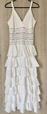 Robe bretelles dentelle d'occasion  Mandres-les-Roses