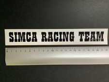 Autocollant simca racing d'occasion  Sotteville-lès-Rouen