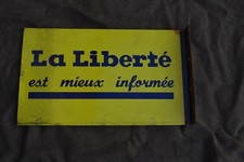 Plaque émaillée journal d'occasion  Marsac-en-Livradois
