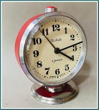Usado, Relógio despertador soviético vintage escravo URSS 1980~Estado perfeito #9725 comprar usado  Enviando para Brazil