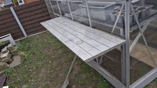 Greenhouse aluminium table for sale  BURY