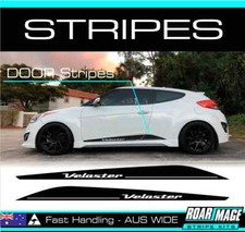 Porta Lateral Sou Listras Fit Hyundai Veloster 2010-2018 decalques Listras Turbo Hatch comprar usado  Enviando para Brazil