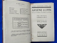 Maurice leblanc arsène d'occasion  Saint-Calais