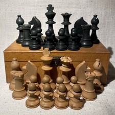 Holz schachfiguren könig gebraucht kaufen  Duisburg