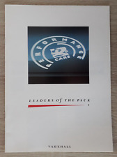 Vauxhall performance brochure for sale  BOURNE