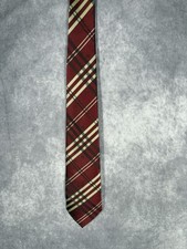 Burberry tie burgandy for sale  Salisbury