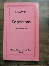 Oscar wilde profundis d'occasion  Joinville