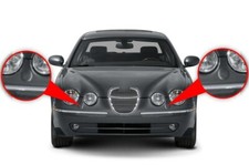 FIT TO JAGUAR S-TYPE FL FRONT WASHER HEADLIGHT NOZZLE COVER BUMPER L+R, używany na sprzedaż  PL