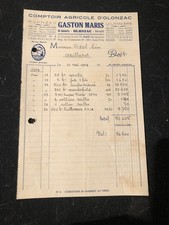 Invoice agricultural counter d'occasion  Expédié en Belgium