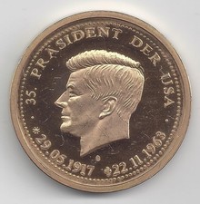 Medaille john kennedy gebraucht kaufen  Schwerin