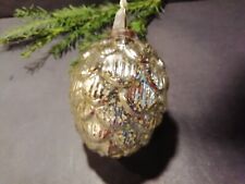 Weihnachtskugel zapfen silberf gebraucht kaufen  Westoverledingen