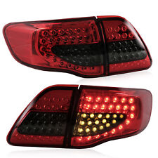 Usado, Luzes traseiras de LED VLAND para 2008-2011 Toyota Corolla lâmpadas traseiras vermelhas par fumê comprar usado  Enviando para Brazil
