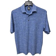 Camisa polo masculina Footjoy golfe média urze azul manga curta elástica comprar usado  Enviando para Brazil