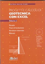 Progetti calcoli geotecnica usato  Italia