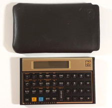 Calculadora financeira Hewlett-Packard HP 12C dourada com estojo original vintage testada comprar usado  Enviando para Brazil