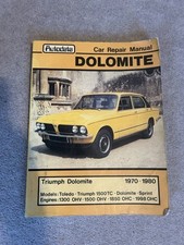 Triumph dolomite. 1970 for sale  NOTTINGHAM