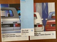 Prospekt golf cabrio gebraucht kaufen  Köln
