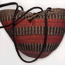 Vintage woven jute for sale  Roanoke