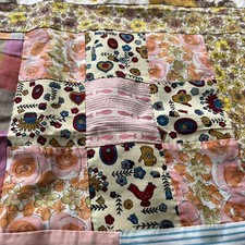 Colcha de retalhos Apalaches vintage feita à mão costurada à máquina anos 50 anos 60 72 x 76 comprar usado  Enviando para Brazil