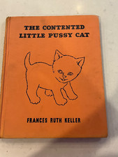 Vtg THE CONTENTED LITTLE PUSSY CAT Frances Ruth Keller HC 1949 Book Illustrated, usado comprar usado  Enviando para Brazil