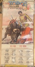 Używany, Oryginalny vintage plakat Plaza de Toros Acho Feria Señor De Los Milagros 1975 39x20" na sprzedaż  Wysyłka do Poland
