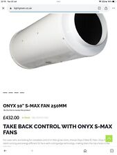 Acoustic fan onyx for sale  GLASGOW