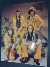 rob davis ray stiles rock band with the group MUD portrait signed 10x8 photo comprar usado  Enviando para Brazil
