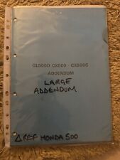Honda gl500d cx500 for sale  OLDHAM