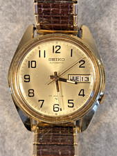 Usado, Relógio masculino vintage 1977 automático SEIKO tom dourado 7009-8129 funciona bem comprar usado  Enviando para Brazil