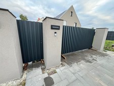 Moderner zaun tor gebraucht kaufen  Halle