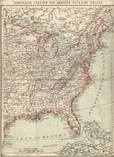 1899 antica mappa usato  Pescara