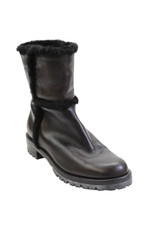 Botas de tornozelo femininas Gianvito Rossi slip on shearling forradas couro marrom tamanho 39 comprar usado  Enviando para Brazil