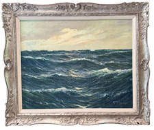 Seascape oil painting for sale  Many