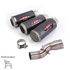 Usado, Silenciador de carbono preto tubo de escape médio para Honda CBR1000RR 2017-2025 comprar usado  Enviando para Brazil