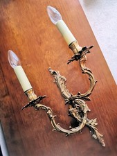 Wandleuchter flammig messing gebraucht kaufen  Hamburg