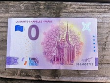 BILLET EURO SOUVENIR 2025-1 LA SAINTE-CHAPELLE PARIS, używany na sprzedaż  Wysyłka do Poland