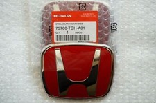 Conjunto de 2 peças 16 - 21 Honda CIVIC Sedan Coupe 4Dr vermelho JDM H grade dianteira traseira emblema comprar usado Conjunto de 2 peças 16 - 21 Honda CIVIC Sedan Coupe 4Dr vermelho JDM H grade dianteira traseira emblema comprar usado  Enviando para Brazil