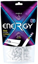 Energy Duo Clixx Filter Purple Ice 10x100 Stück insgesamt 1000 Stück comprar usado  Enviando para Brazil