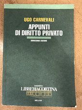 U.carnevali appunti diritto usato  Roma