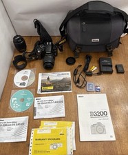 Kit de câmera digital SLR Nikon D3200 com lentes VR 18-55mm e 55-200mm +extras comprar usado  Enviando para Brazil