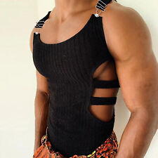 Colete Muscular Masculino Academia Treino Fitness Regata Sem Mangas Musculação Camisetas comprar usado  Enviando para Brazil