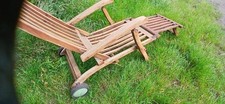 Deckchair gartenliege holz gebraucht kaufen  Altstadt