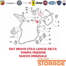 Usado, Bomba de embreagem Fiat Bravo Stilo Lancia Delta nova original 55224082 comprar usado  Enviando para Brazil