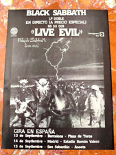 Usado, BLACK SABBATH LIVE EVIL ORIGINAL SPANISH MAGAZINE ADVERT 1983 comprar usado  Enviando para Brazil
